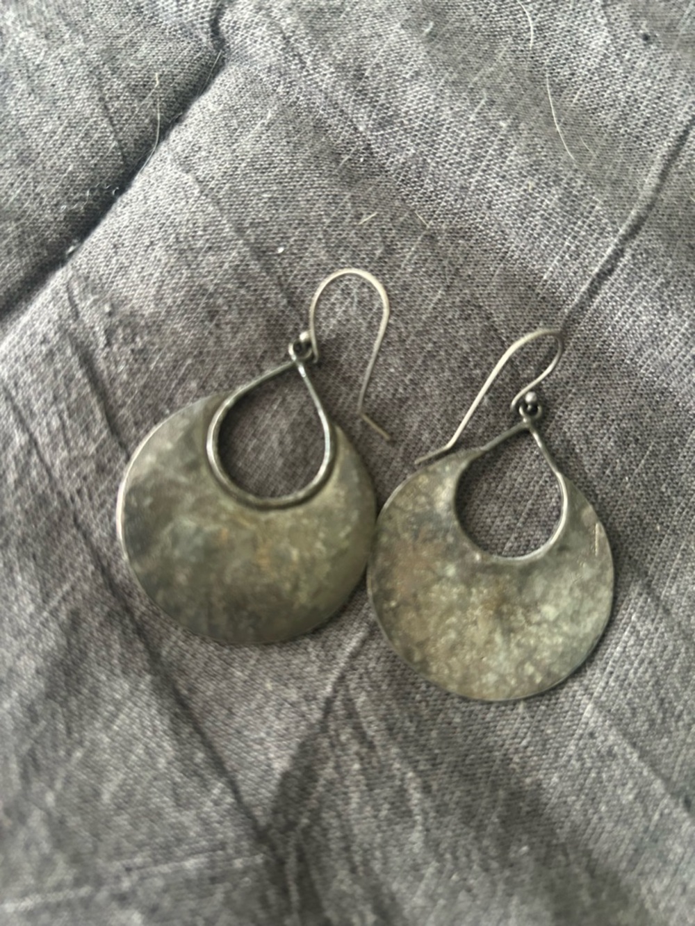 Silpada Antique-Tone Round Drop Earrings